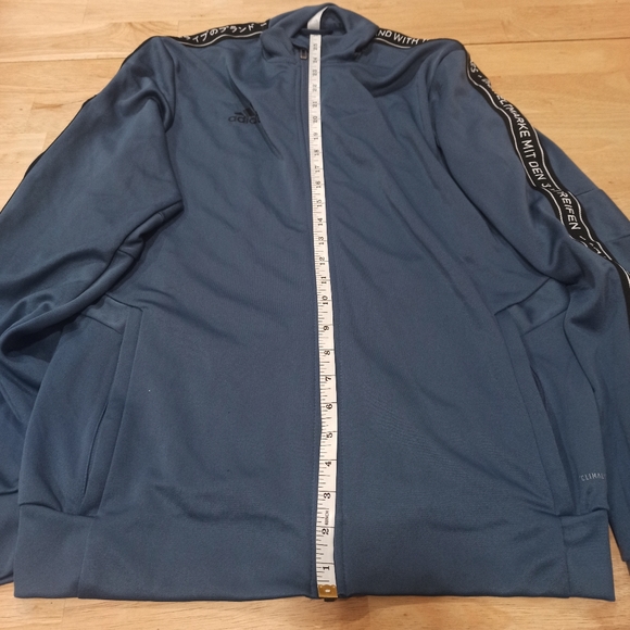 Adidas full zip up windbreaker jacket - Picture 10 of 15